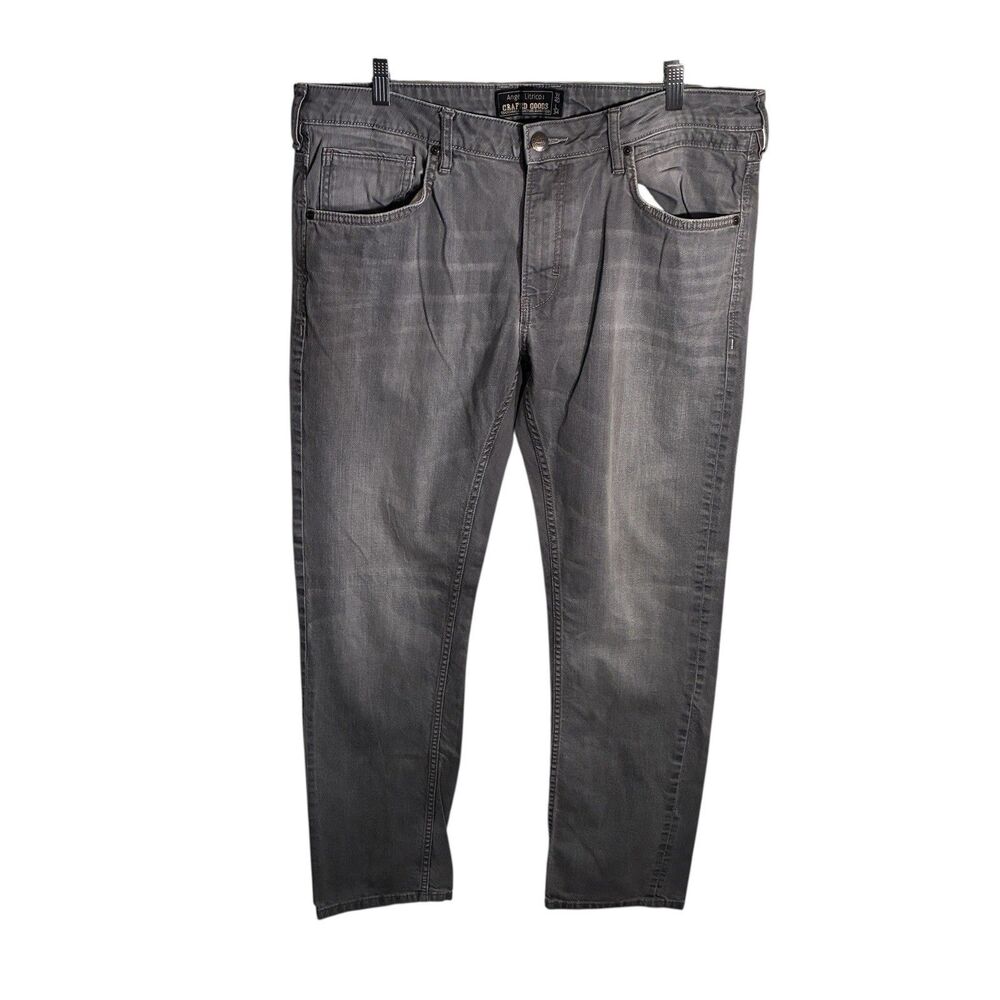 Angelo Litrico Crafted Goods, Slim Leg, Gray Men’s Jeans.  40x34 W/ 10.5” Inseam